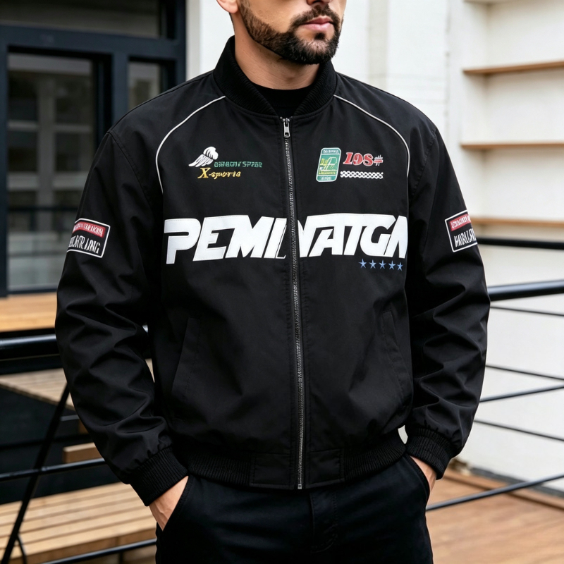 Varsity Jacket Letterman - Nieuw Heren Varsity Jack Vintage Letter