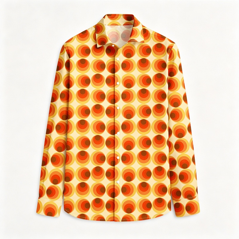 Mens Fashion Trend - 2026 Nieuwe Mode Herenoverhemd Gepersonaliseerd Geprint