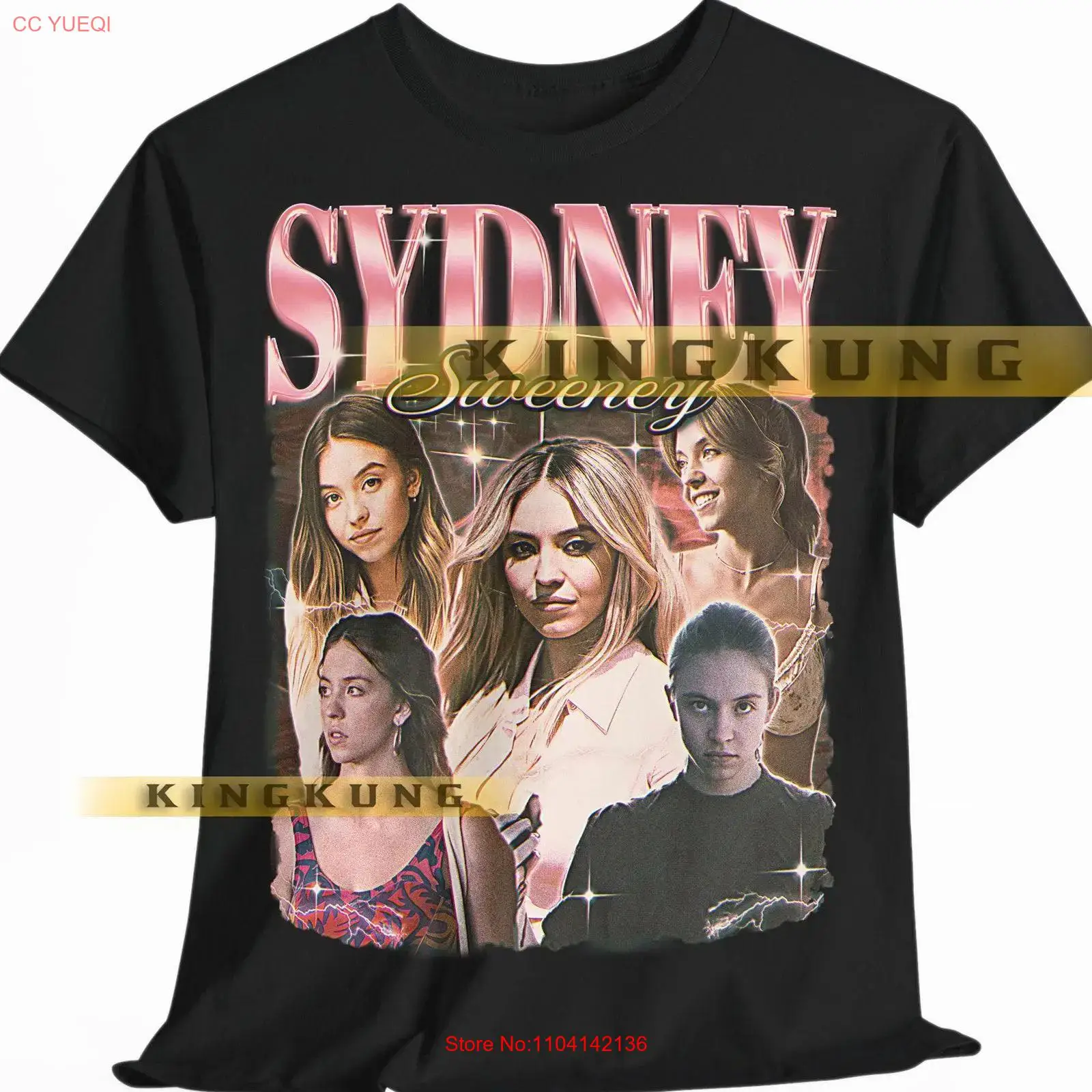 Men'S Fashion Sydney - SYDNEY SWEENEY T-shirt Vintage Retro jaren