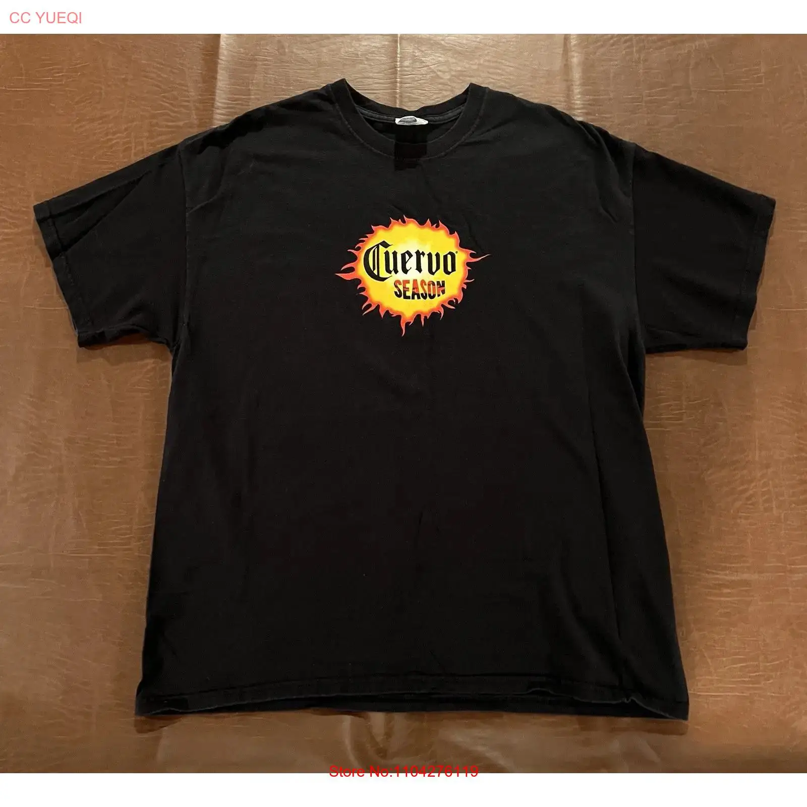 Xl Men'S Fashion - Vintage Jose Cuervo Tequila T-shirt dubbelzijdig