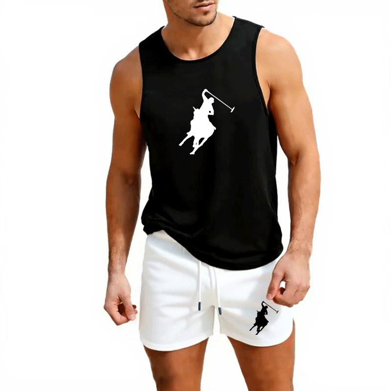 Mens Fashion Trend - Europese Heren Zomer Vest en Shorts