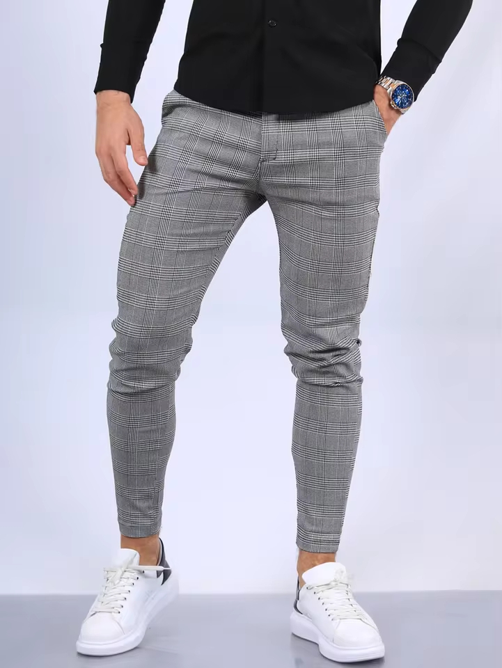 Chino Pants Men - Casual heren business katoenen broeken, skinny