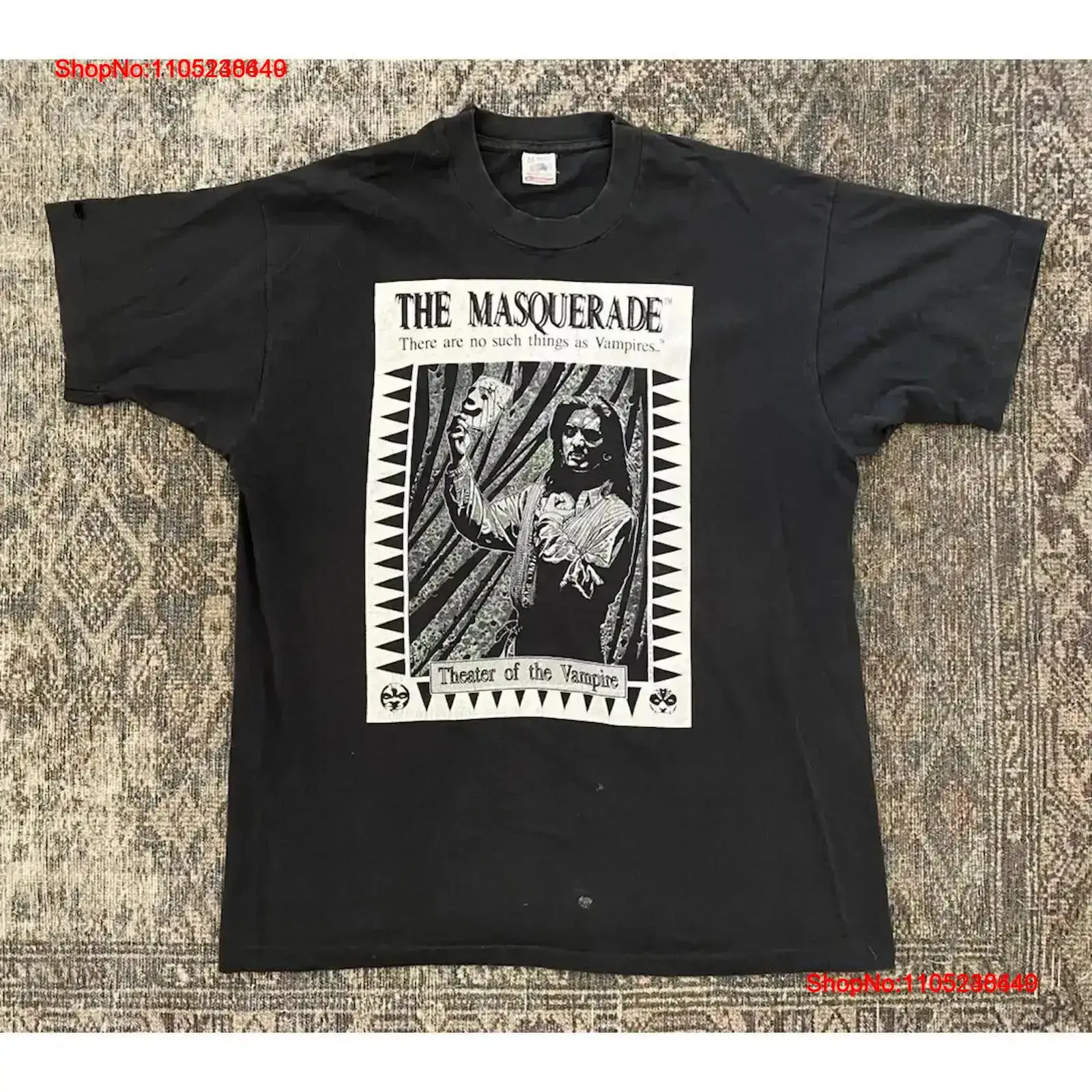 Xl Men'S Fashion - Vintage zeldzame vampier de maskerade 1991