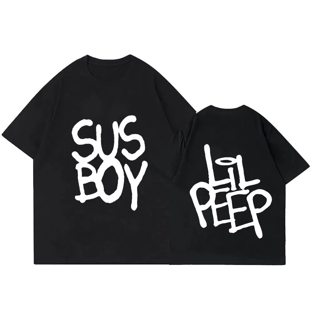 Men'S Fashion Pink Shirt - Hot Rapper Lil Peep Sus Boy
