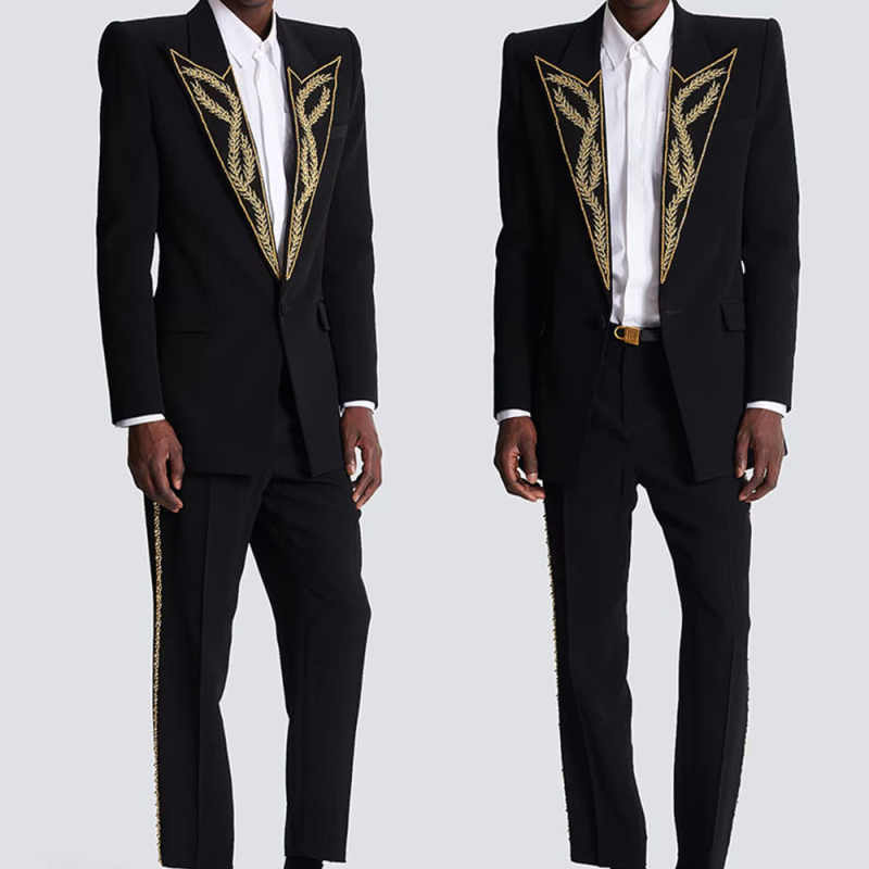 Slim Fit Blazer Men - Moderne Herenpakken Slim Fit 2-delig Blazer