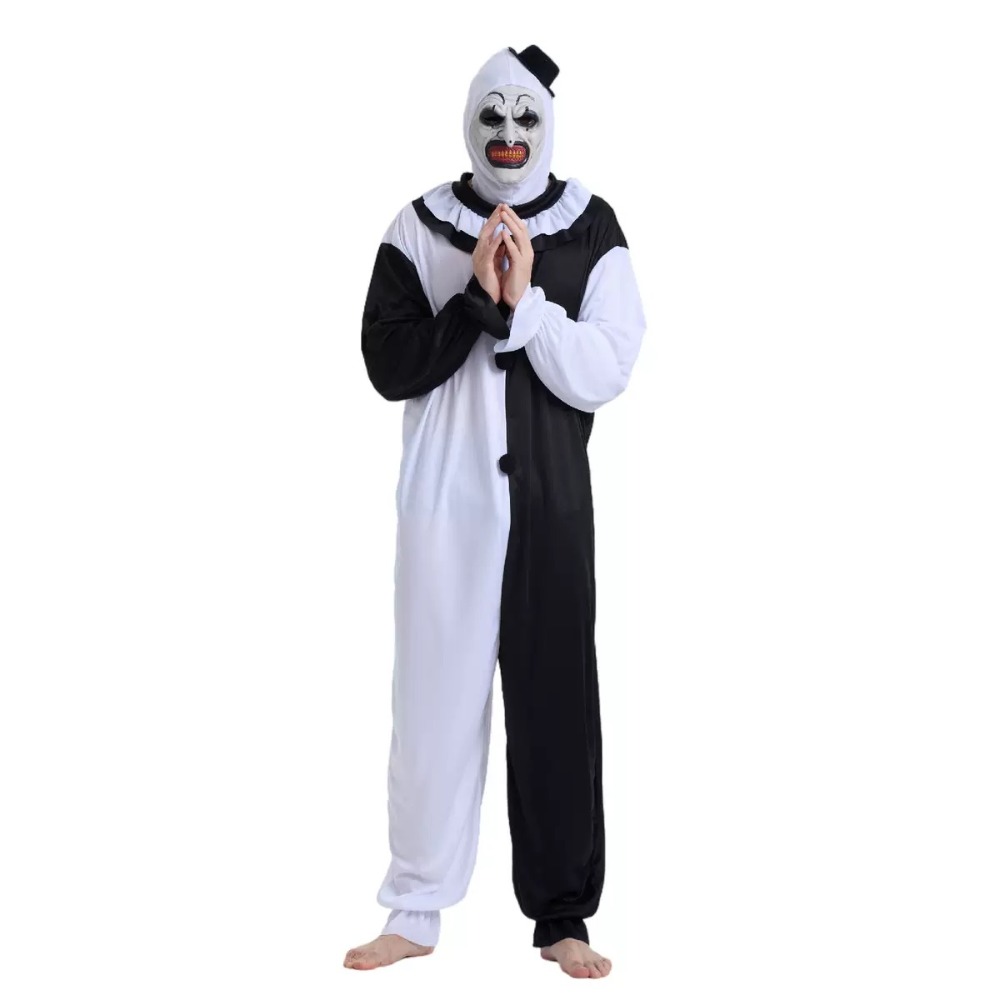 Mens Fashion Jumpsuit - Terriifier Art Clown Joker Cosplay Kostuum