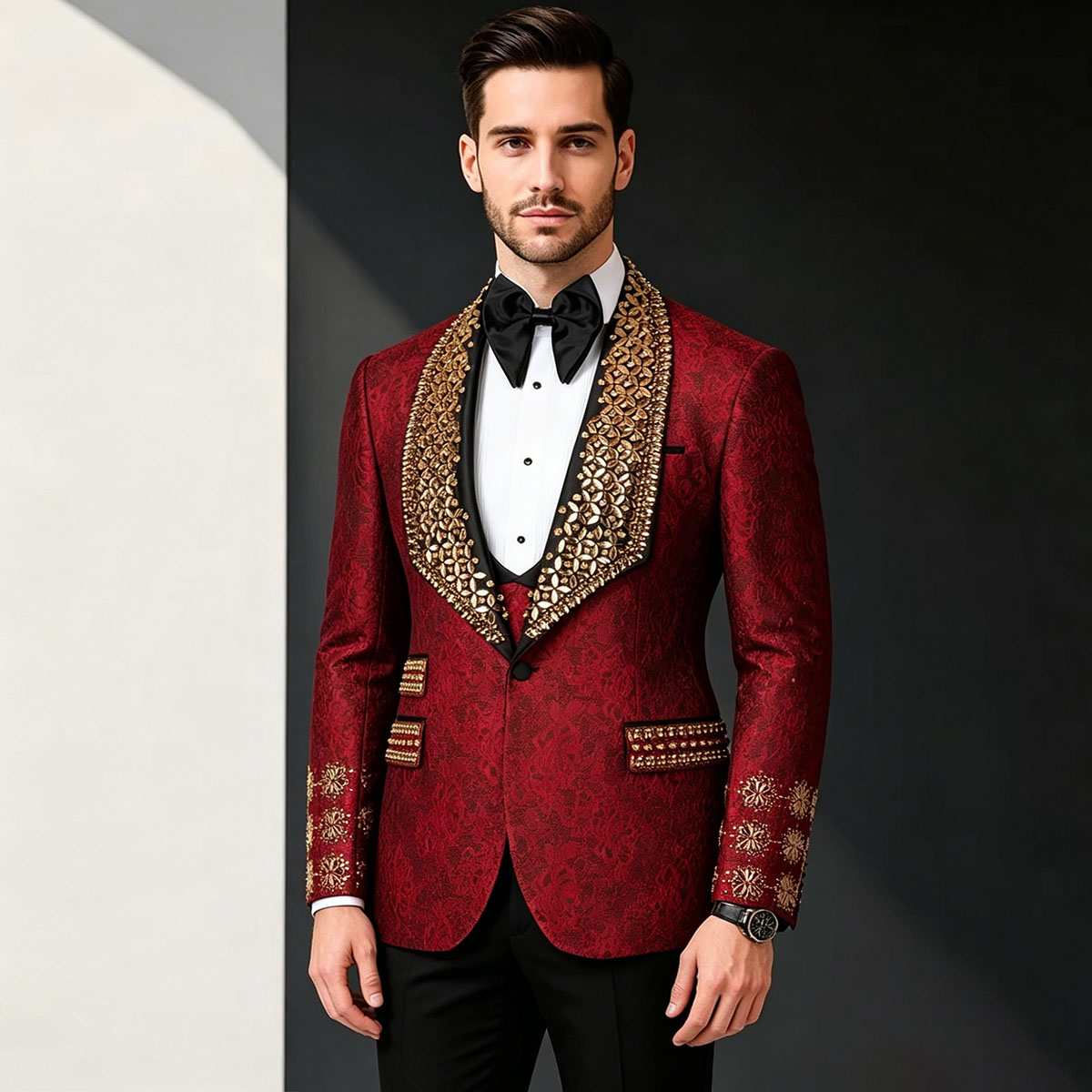 Slim Fit Blazer Men - Hoge Kwaliteit Diamant Formele 2 Stuks