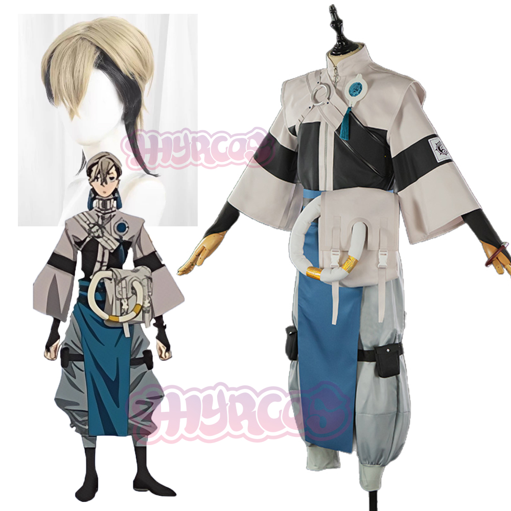 Mens Fashion Jumpsuit - Gachiakuta Zanka Cosplay Kostuum Pruik Zanka