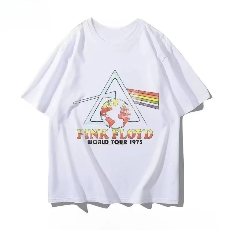 Pink Floyd T-shirt met grafisc - Men'S Fashion Pink Shirt recensie en prijs