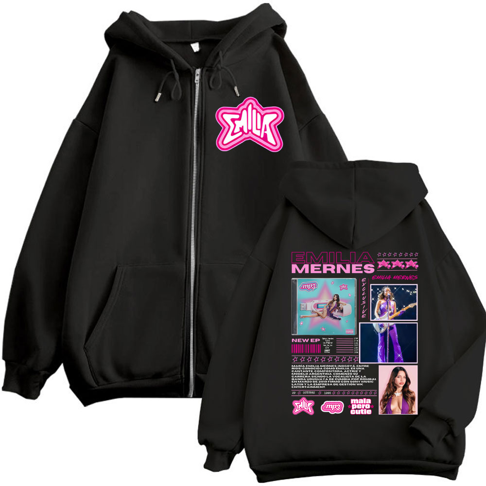 Emilia Mernes MP3 Album Merch  - Mens Fashion Zip Up Hoodies recensie en prijs