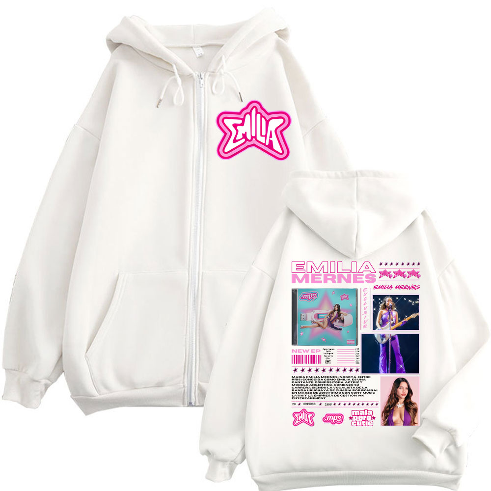 Emilia Mernes MP3 Album Merch  - Mens Fashion Zip Up Hoodies recensie en prijs