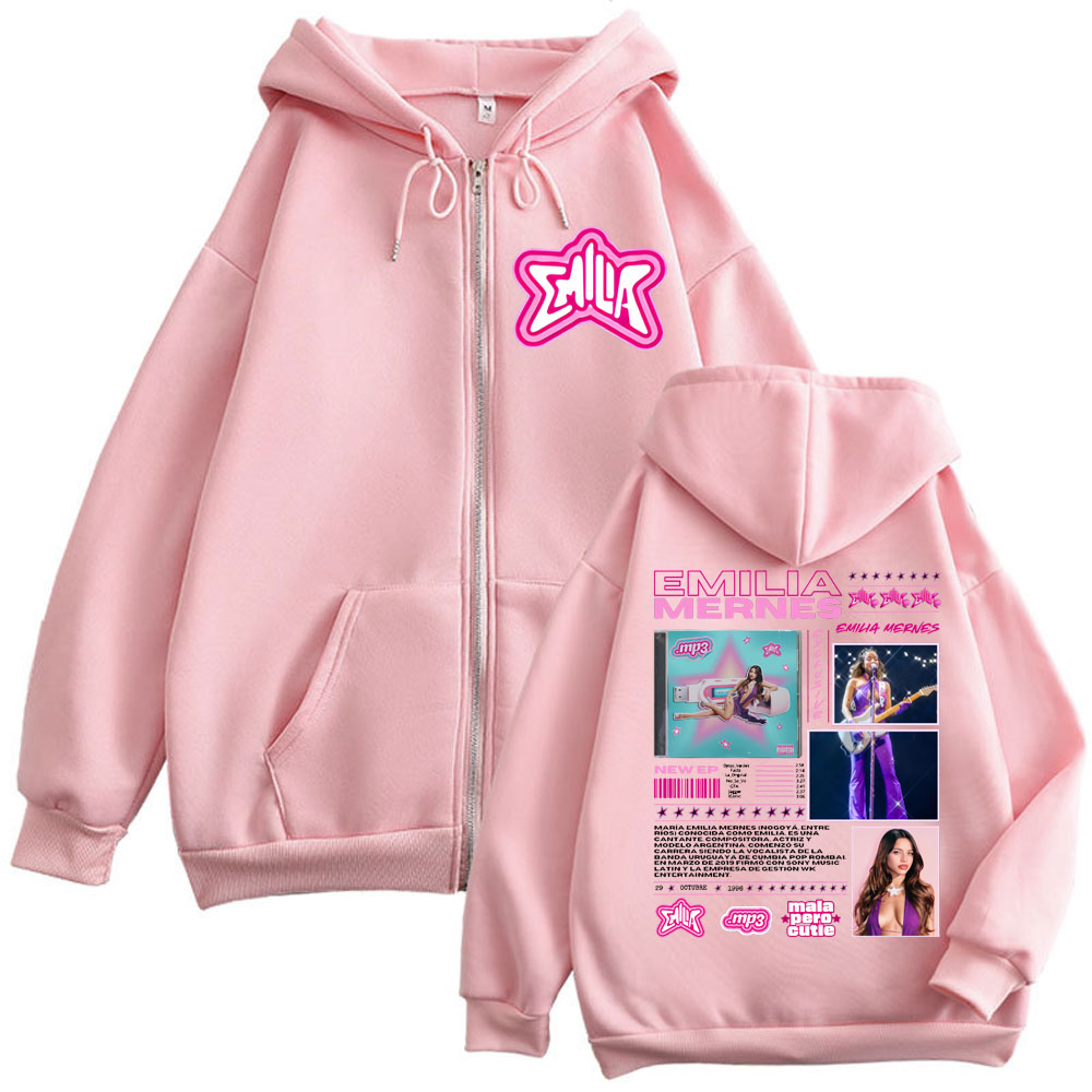 Emilia Mernes MP3 Album Merch  - Mens Fashion Zip Up Hoodies recensie en prijs