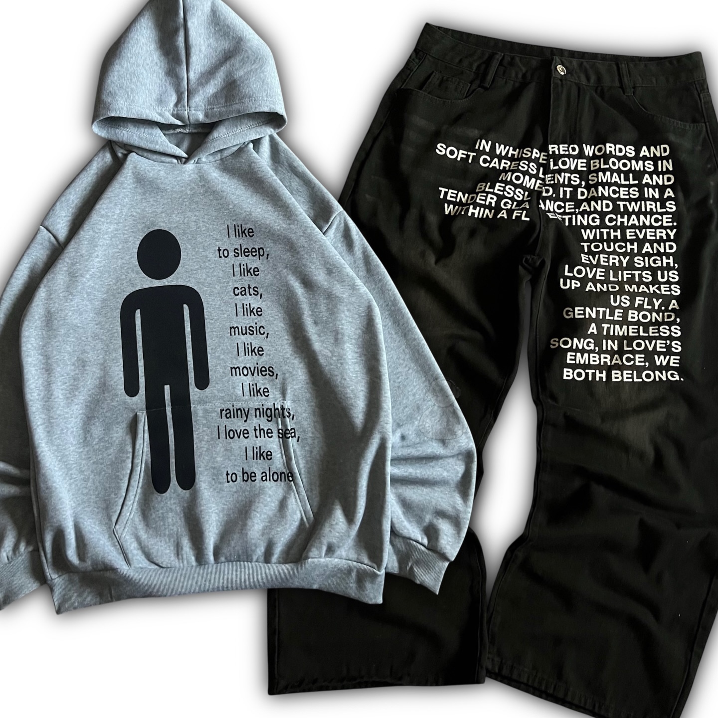 Amerikaanse patroonletter jean - Men'S Fashion Hoodies recensie en prijs