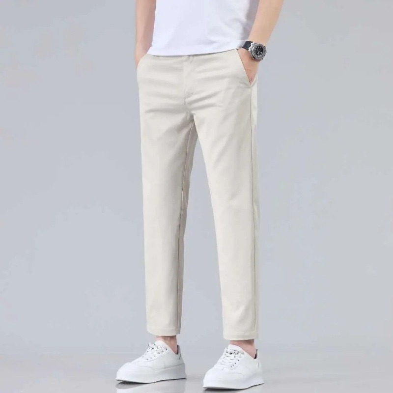 Heren chino broek met middelho - Chino Pants Men recensie en prijs