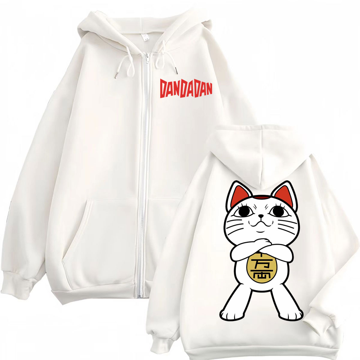 Anime Dandadan Turbo Oma Grafi - Mens Fashion Zip Up Hoodies recensie en prijs