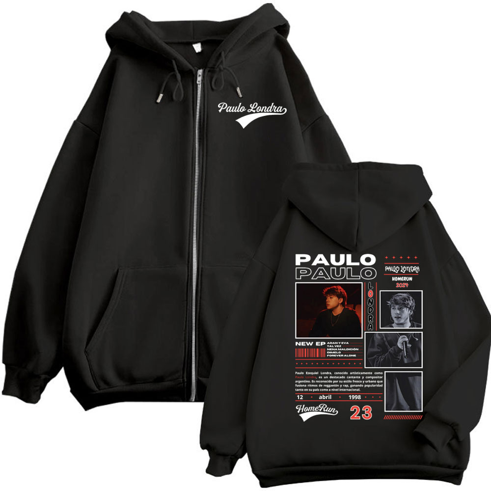 Rapper Paulo Londra Homerun Al - Mens Fashion Zip Up Hoodies recensie en prijs