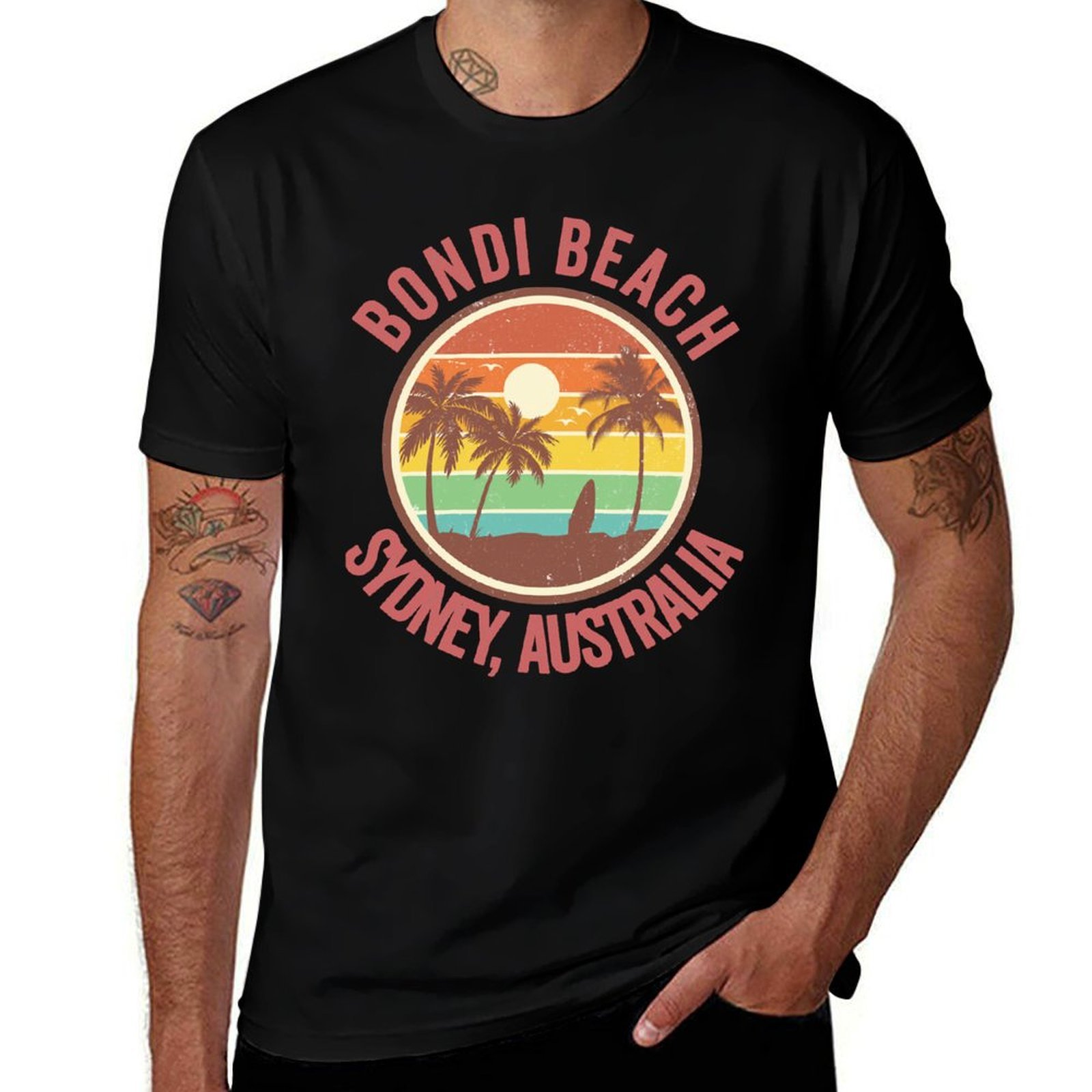 Retro Bondi Beach Sydney Austr - Men'S Fashion Sydney recensie en prijs