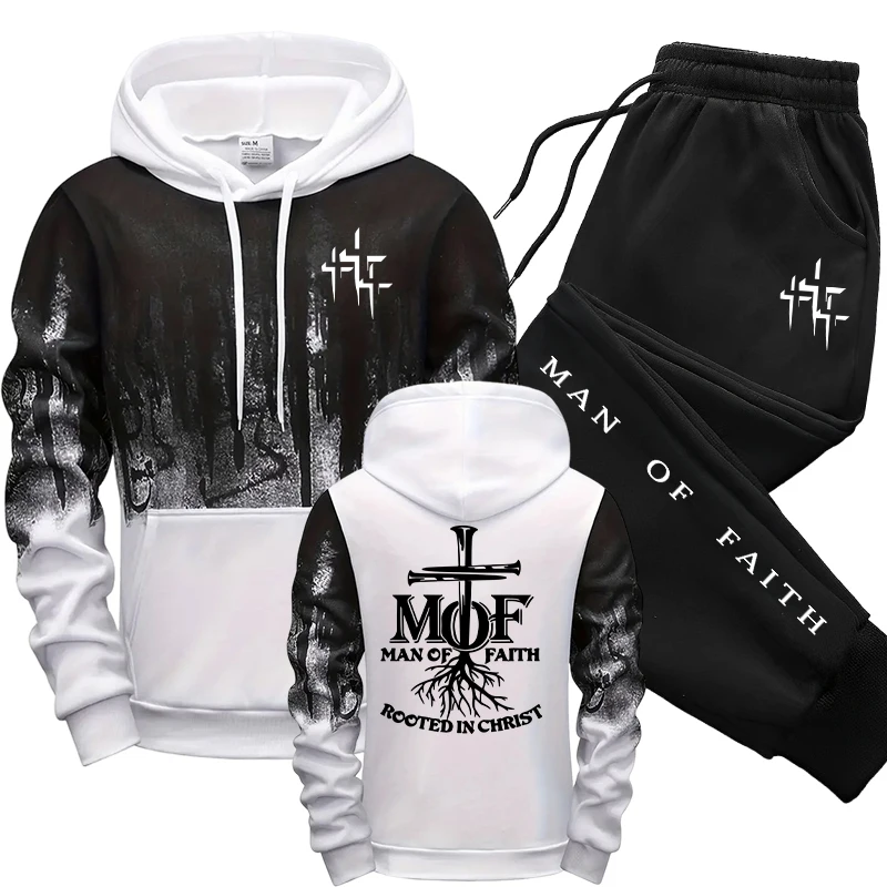 Man of Faith Heren Trainingspa - Men'S Fashion Hoodies recensie en prijs