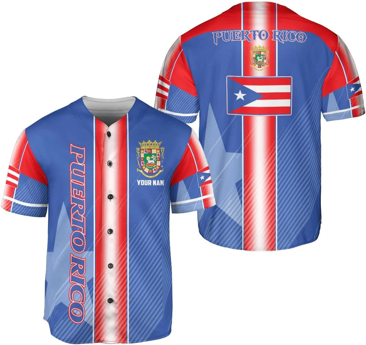 Gepersonaliseerde Puerto Rico  - Mens Fashion Baseball Jersey recensie en prijs