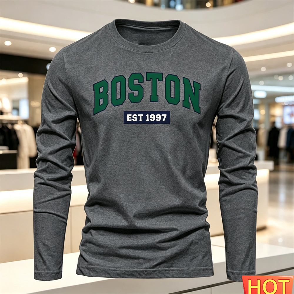 Herfst Zomer heren T-shirt met - Men'S Spring Fashion recensie en prijs