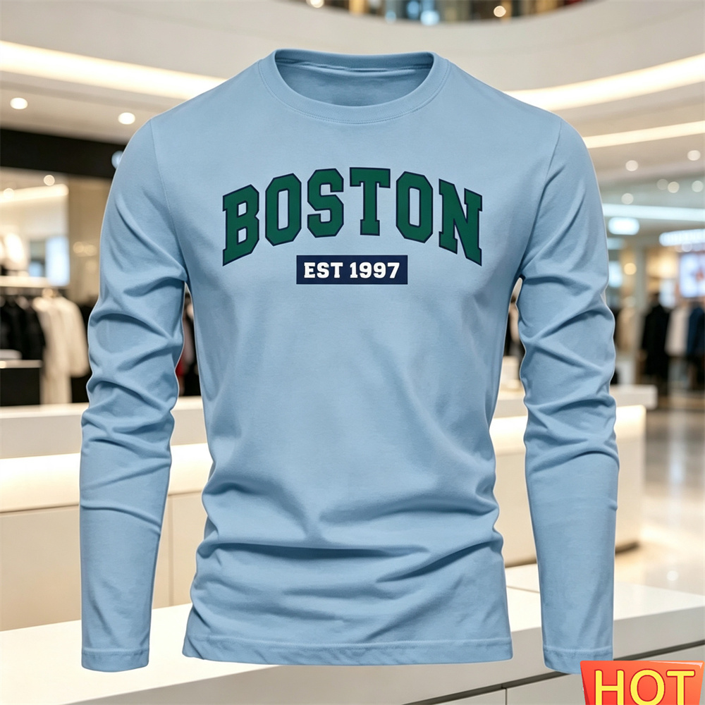 Herfst Zomer heren T-shirt met - Men'S Spring Fashion recensie en prijs
