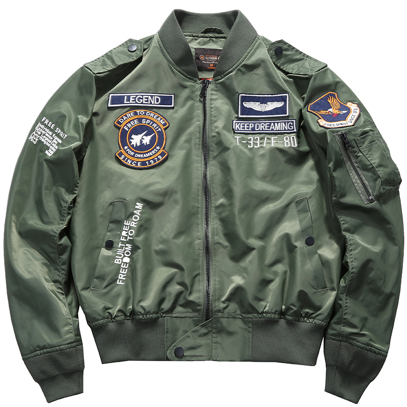 Heren Lente Tactisch Leger Ma- - Varsity Jacket Letterman recensie en prijs