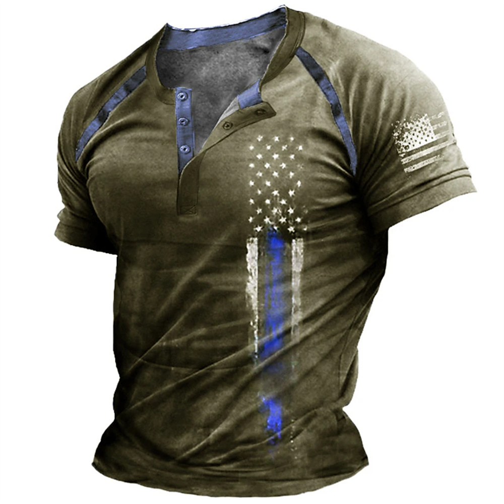 Grappige 3D Amerikaanse vlag p - Mens Fashion Trend recensie en prijs