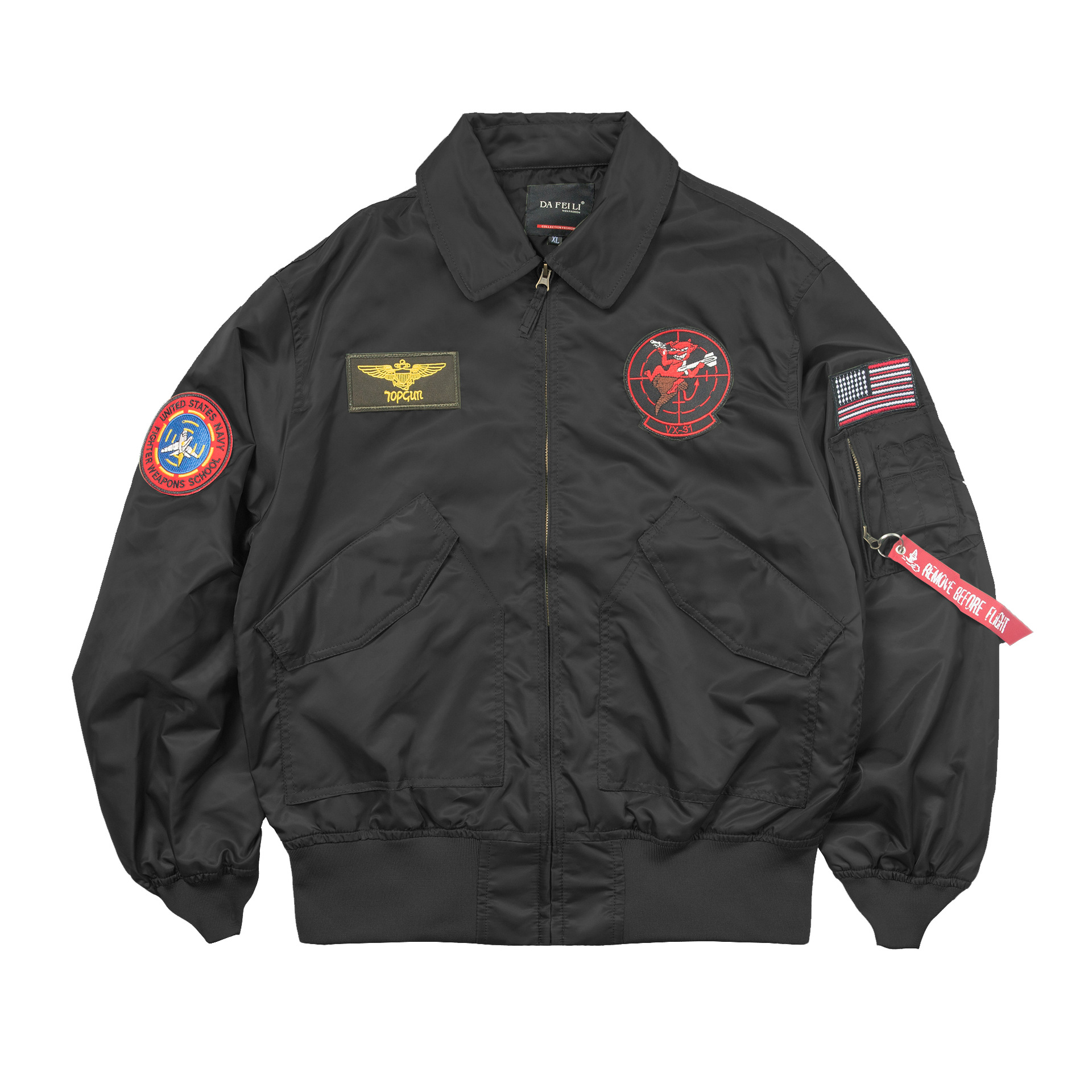 TOP GUN CWU-45P Plus Size Wate - Varsity Jacket Letterman recensie en prijs