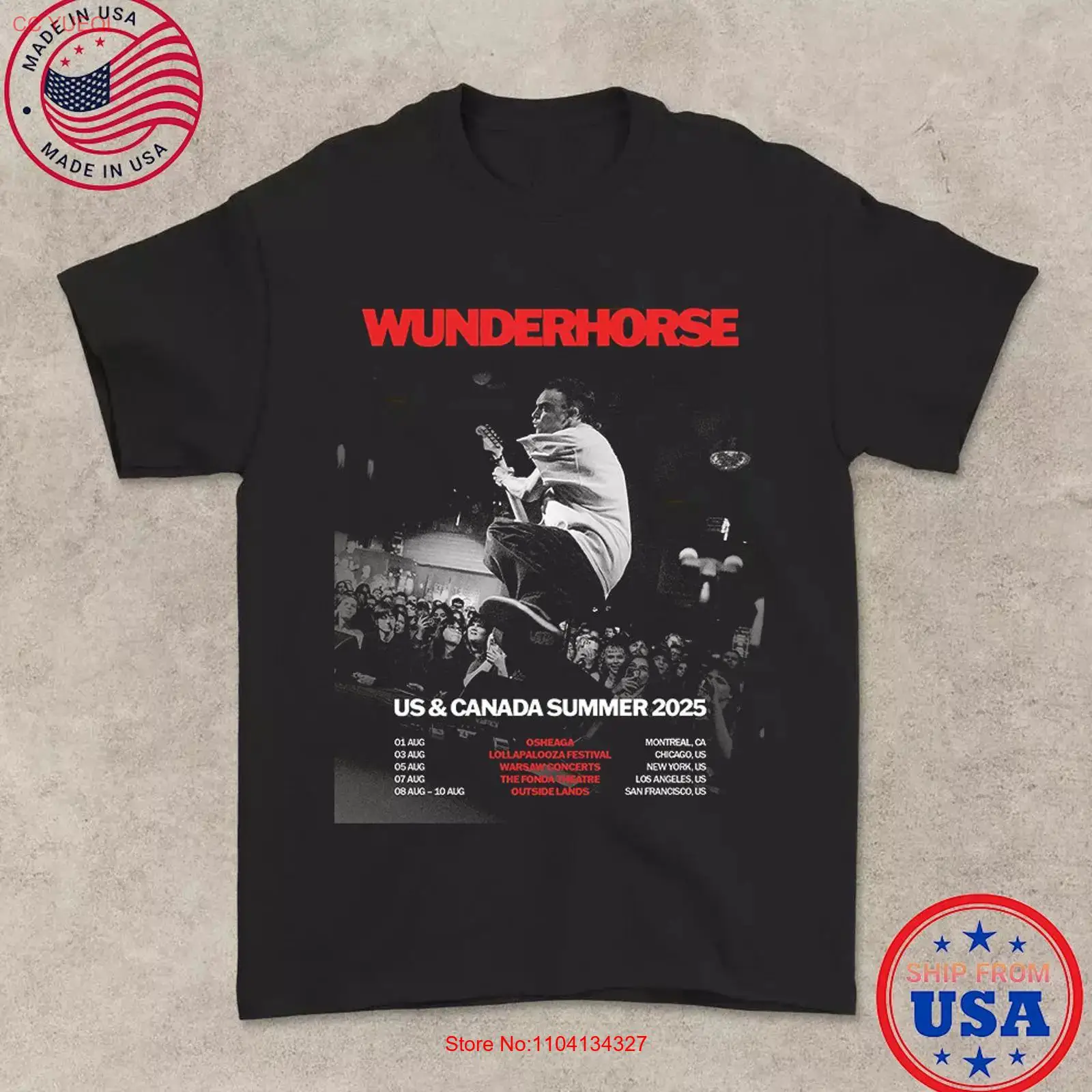 Wunderhorse 2025 Tour ZOMER VS - Mens Fashion Summer 2025 recensie en prijs