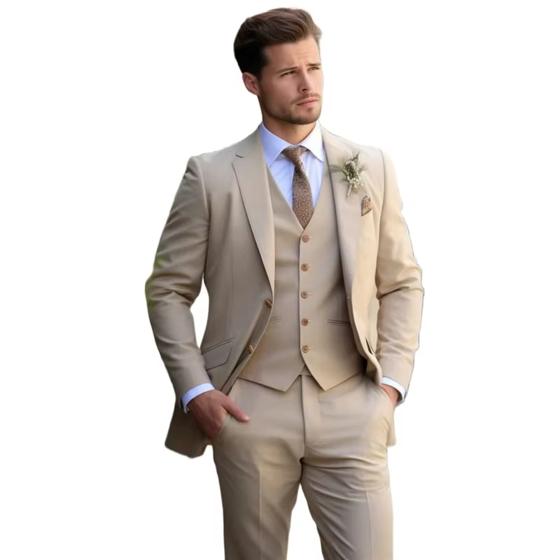 Kaki elegante herenpakken Smar - Slim Fit Blazer Men recensie en prijs