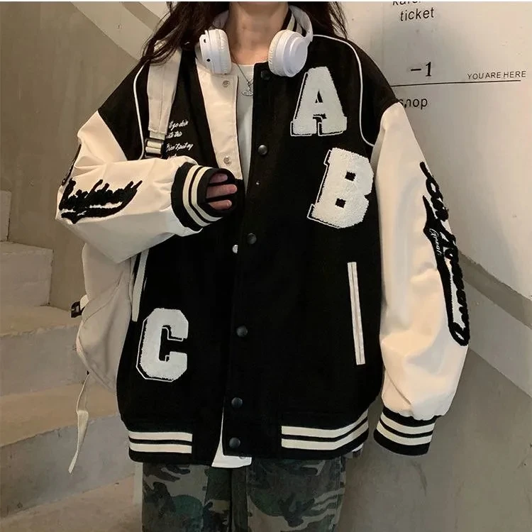 Y2k Lamswol Bomberjack Vrouwel - Varsity Jacket Letterman recensie en prijs