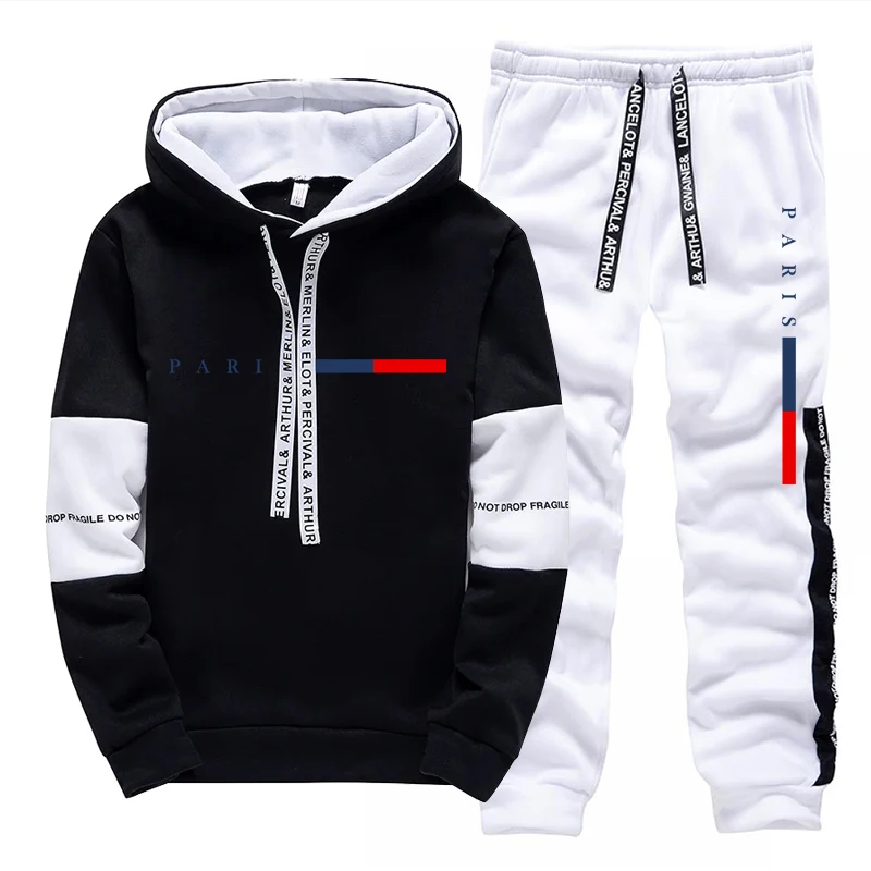 Herenset/Hoodie/Broek Parijse  - Men'S Fashion Hoodies recensie en prijs