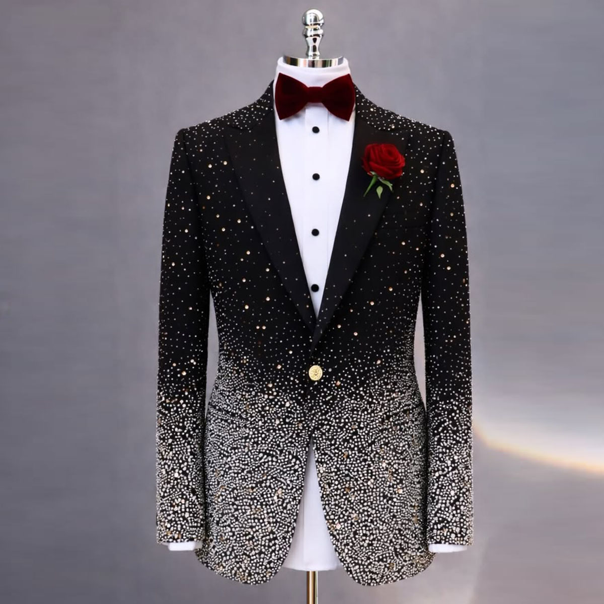 Knappe Strass Diamant Mannen P - Slim Fit Blazer Men recensie en prijs