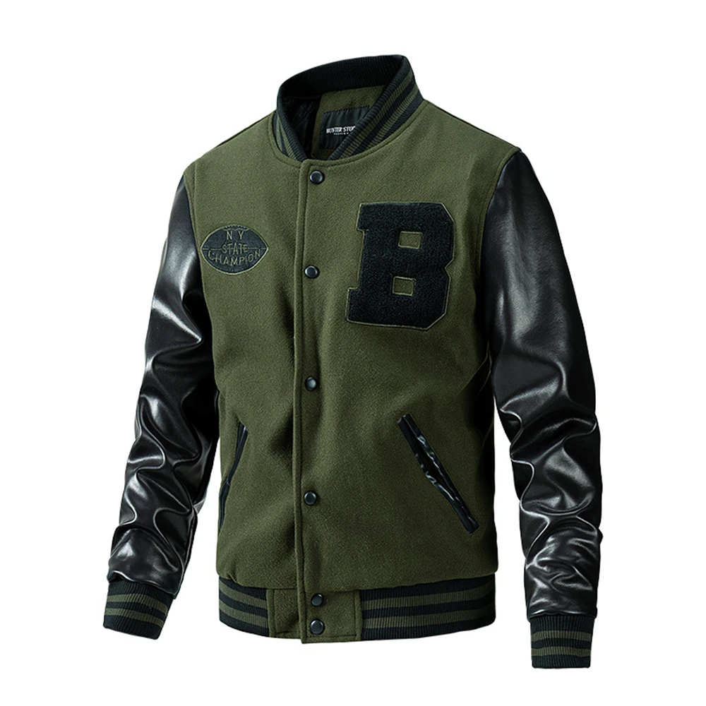 Varsity Jacket Mannen PU Mouw  - Varsity Jacket Letterman recensie en prijs