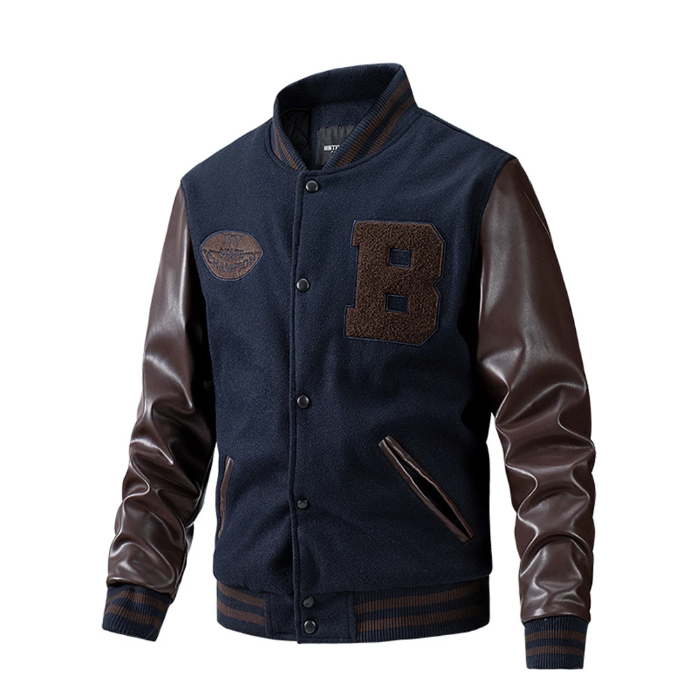 Varsity Jacket Mannen PU Mouw  - Varsity Jacket Letterman recensie en prijs