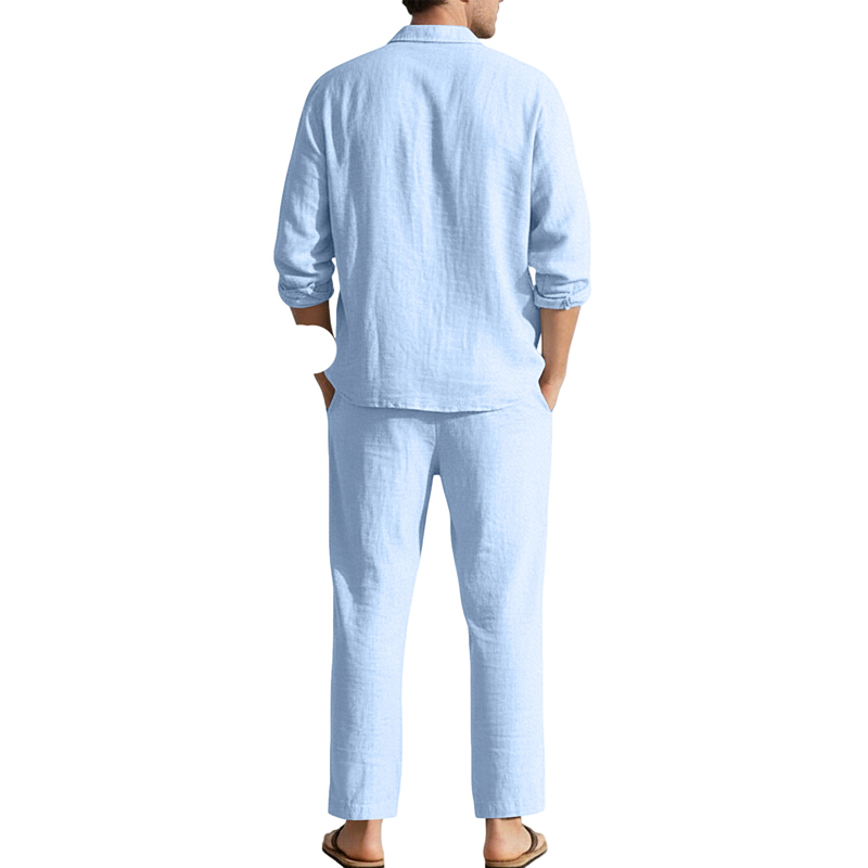 Lente Zomer Linnen Casual Sets - Men'S Spring Fashion recensie en prijs