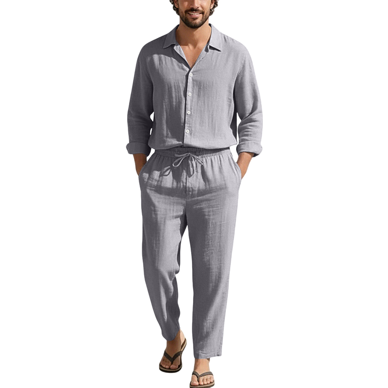 Lente Zomer Linnen Casual Sets - Men'S Spring Fashion recensie en prijs