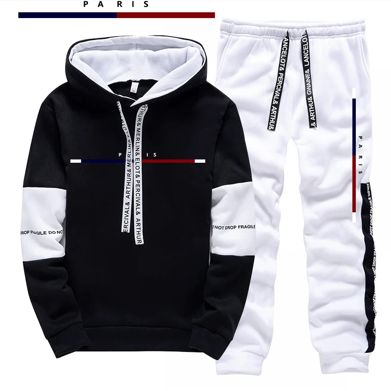 Parijse mode bedrukte herenset - Men'S Fashion Hoodies recensie en prijs