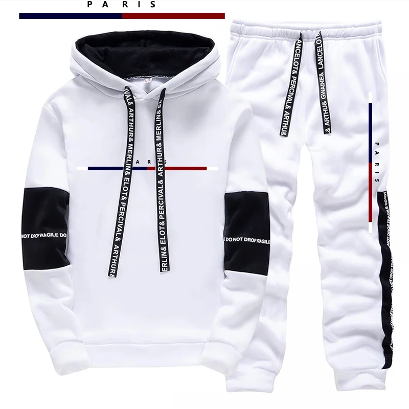Parijse mode bedrukte herenset - Men'S Fashion Hoodies recensie en prijs
